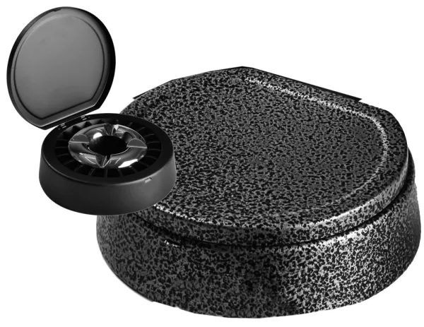 Glutt�ter Ascher Hammerschlaglack mit Deckel