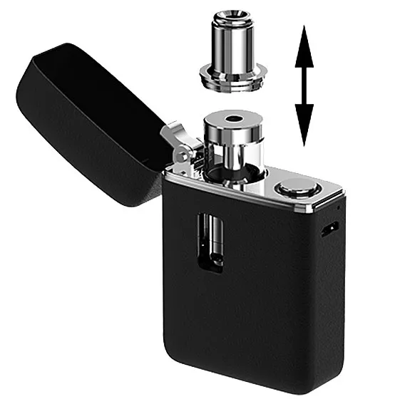 E-CLOUD eZigarette SilverCig SCHWARZ mit Deckel