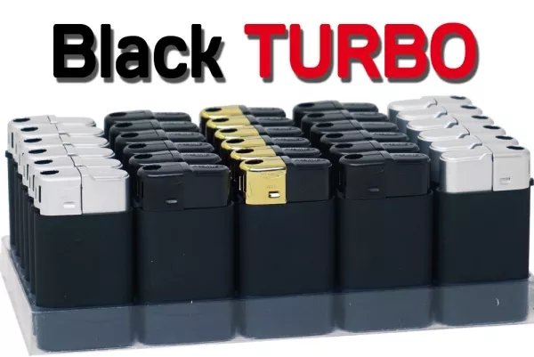 TURBO Feuerzeug BLACK LINE