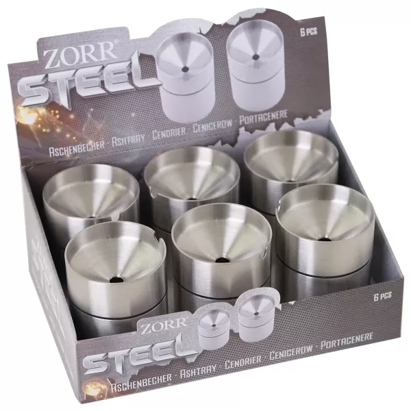 Auto und Home Edelstahlascher D7cm, H�he 9,5cm