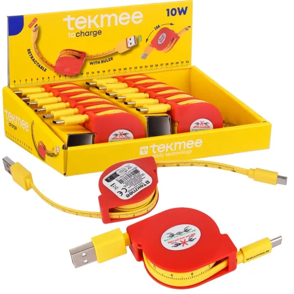 TEKMEE 1m USB-USB C Kabel Ma�band VE 12