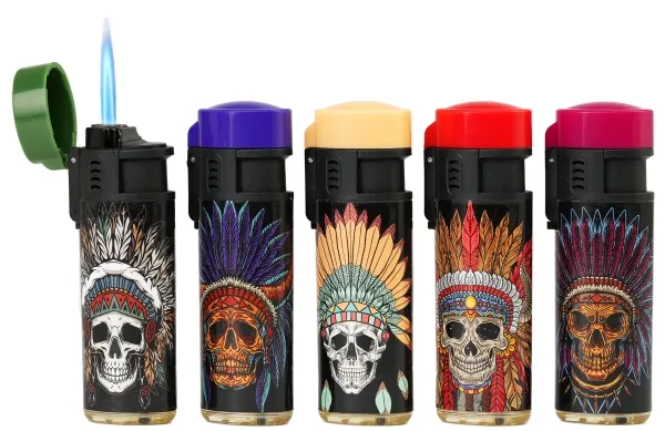 Feuerzeuge JET Feather & Skull VE 20