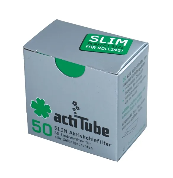 ACTI TUBE 7 mm Slim Kohlefilter50er VE10