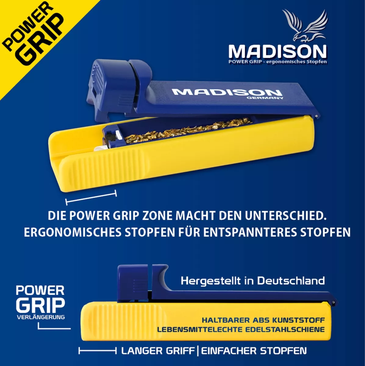 Madison Stopfer mit Power Grip