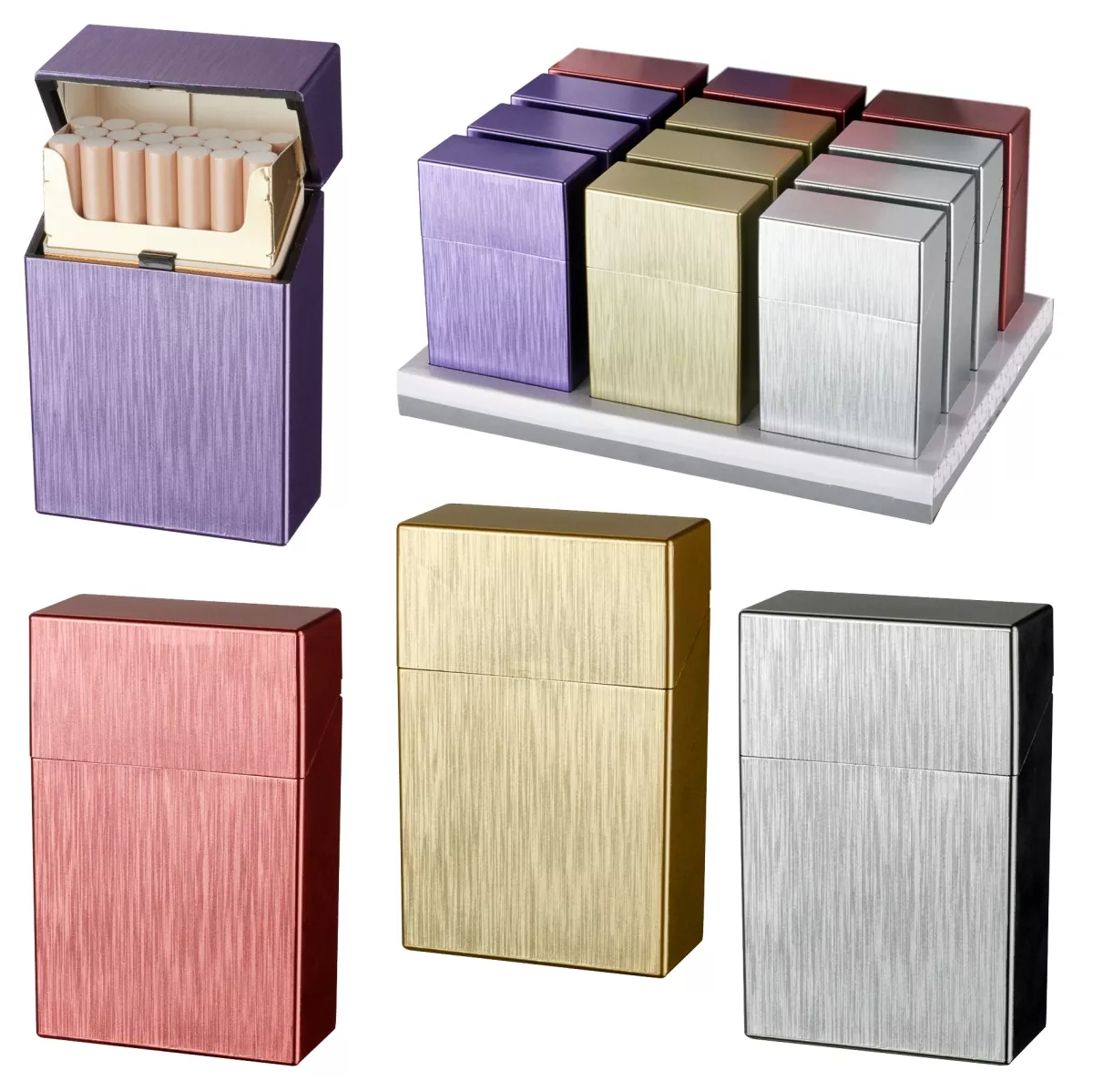 Zig Box Pop-Up BRUSHED 20er