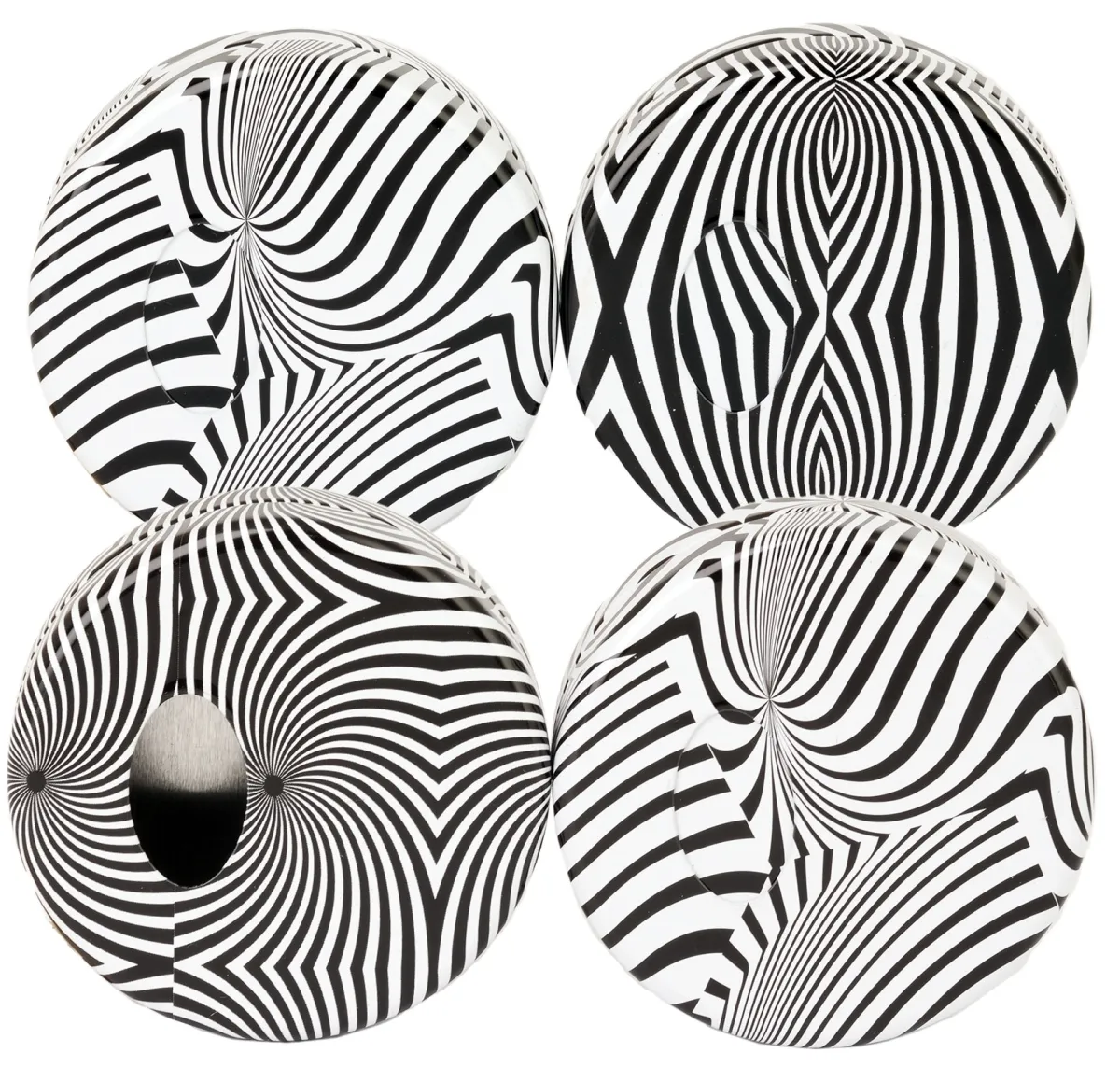 Taschenascher Black & White VE 12