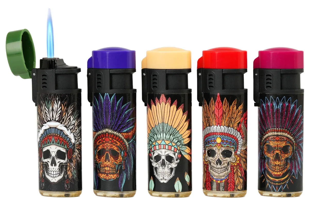 Feuerzeuge JET Feather & Skull VE 20