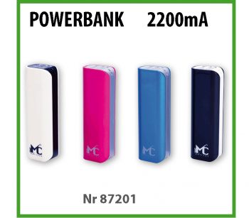 Powerbank 2200mA GNSTIG