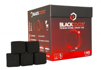 Black COCOS PREMIUM 1 kg Kohle