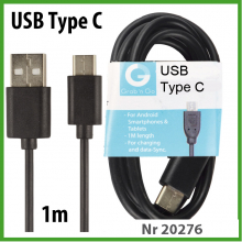TekMee USB  Type C Kabel 1m