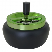 Rotationsascher BIG 13cm black/shiny green