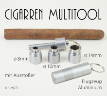 Zigarren Rundcutter Multitool im Einzelschachtel