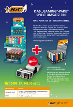 BIC 150er Gamer Paket PREISVORTEIL + Spielkonsole